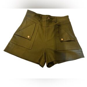 Olive Green Women's Shorts